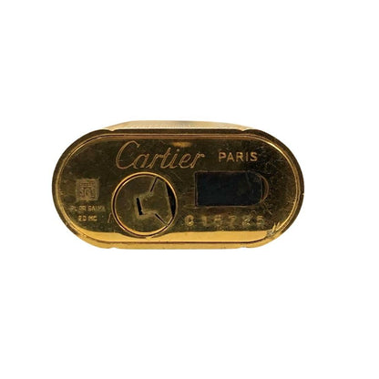 カルティエ ライター ゴールド オーバル  ガスライター Cartier