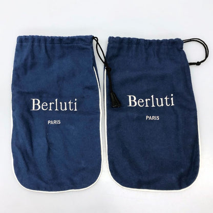 ベルルッティ シングルモンク パティーヌ カーフ メンズ パープル系 サイズUK7 Berluti ビジネスシューズ 約25.5cm【LA】【中古】