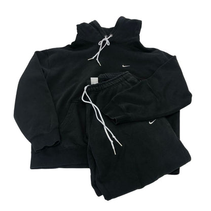 中古◆ナイキ スウェット 上下セット プルオーパー メンズ サイズXXL ブラック NIKE 【AFA13】