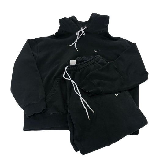 中古◆ナイキ スウェット 上下セット プルオーパー メンズ サイズXXL ブラック NIKE 【AFA13】