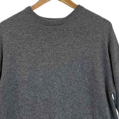 美品◆エヴリディアイライク カシミア100% ロングニット ワンピース レディース サイズF グレー EVERYDAY I LIKE 【AFB44】