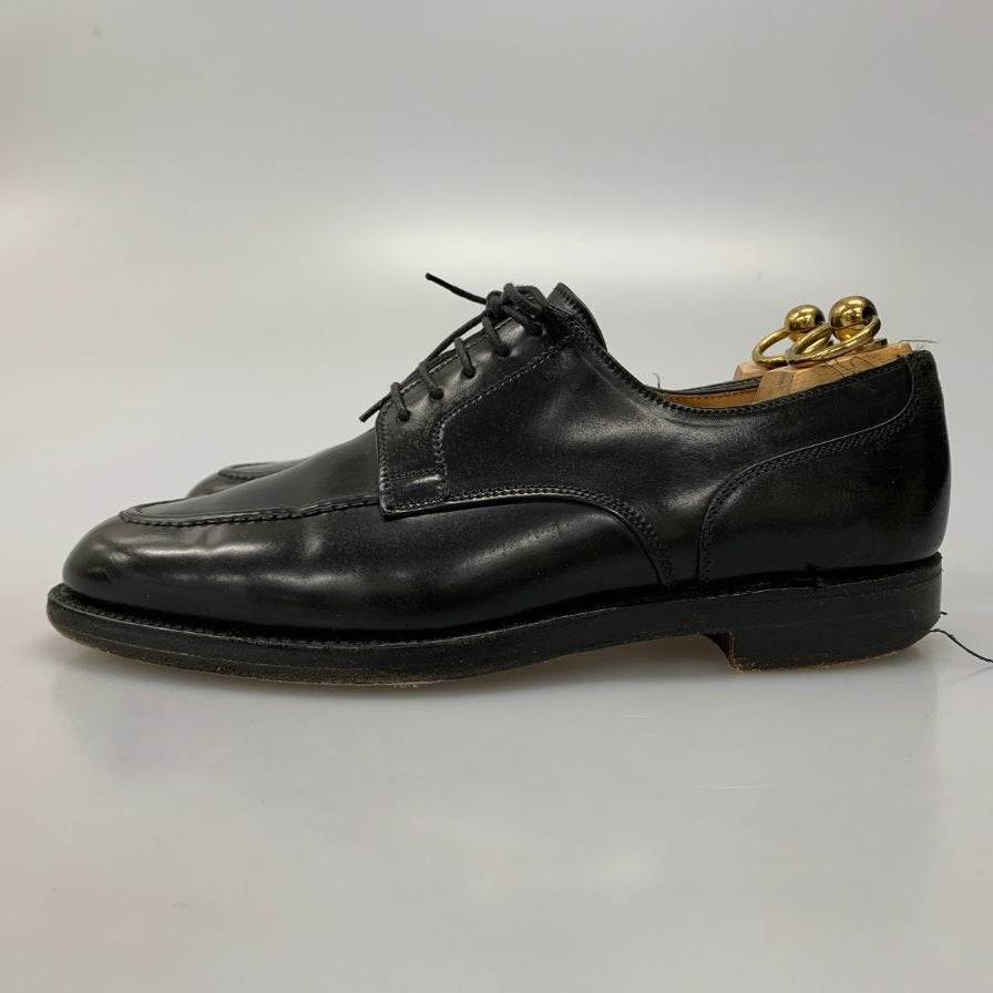 クロケット&ジョーンズ オンスロー2 Uチップ コードバン ブラック サイズ7 メンズ CROCKETT&JONES ビジネスシューズ 約25.5cm【LA】【中古】