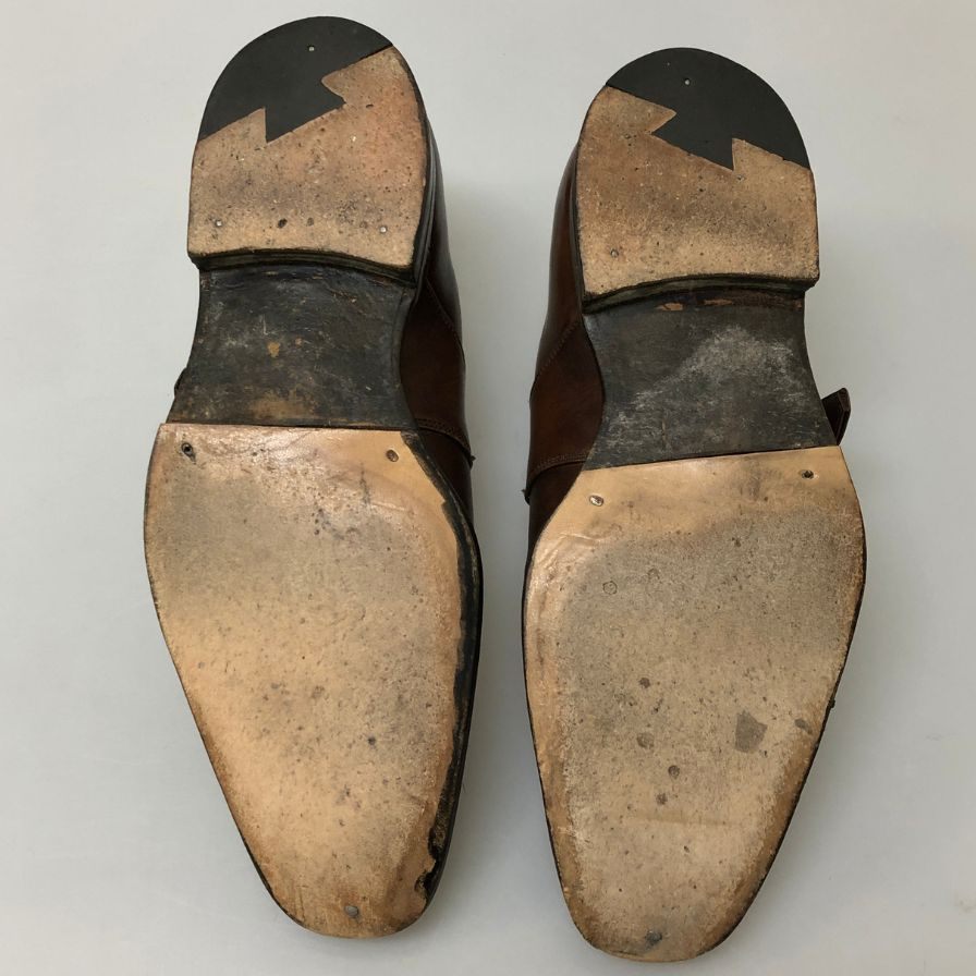 ジョセフチーニー シングルモンク レザーシューズ ブラウン メンズ サイズ6 JOSEPH CHEANEY 約25.0cm【PTM5】