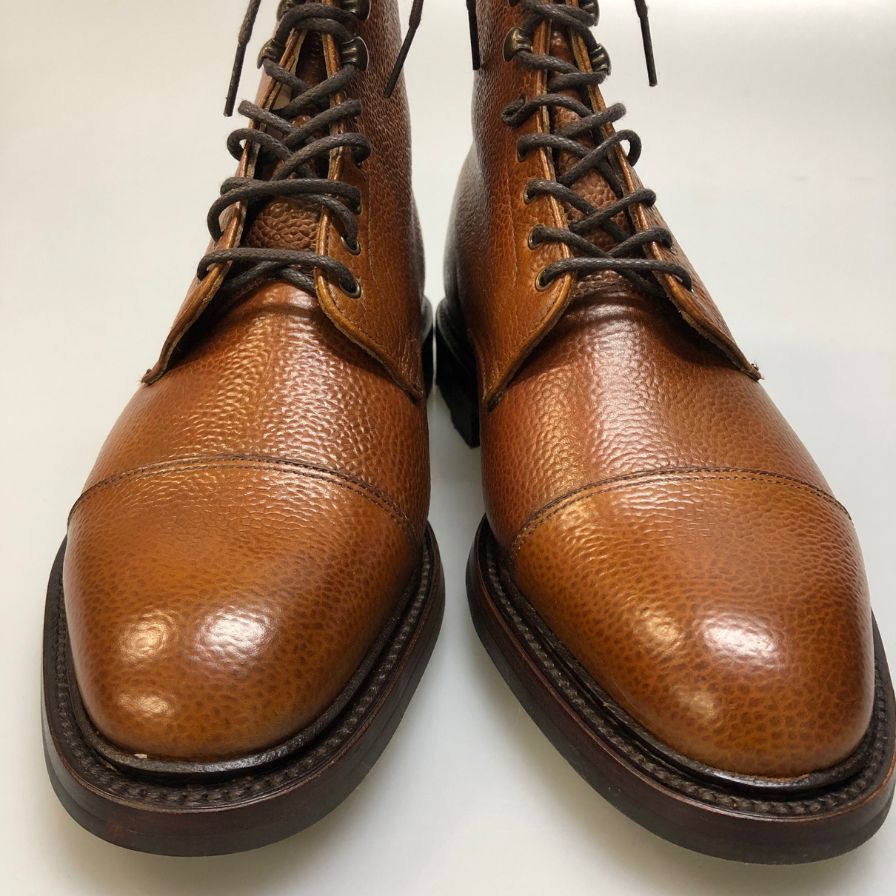 アルフレッドサージェント ラスティックキャップブーツ キャンブリッジ 87F 3710 グレインレザー  ブラウン UK7ハーフ メンズ  Alfred Sargent 約26.0cm【AFD15】