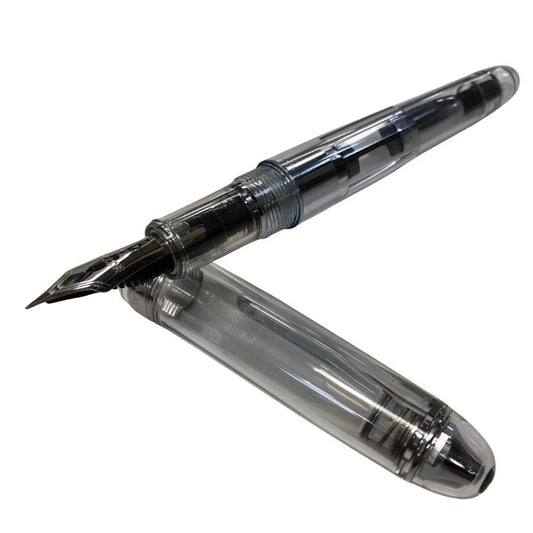 プラチナ 万年筆 センチュリー 3776 透明 クリア ペン先14K F 585 日本製 PLATINUM CENTURY【AFI12】