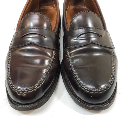 オールデン レザーシューズ ペニーローファー 986 バーガンディ メンズ サイズUS7.5 ALDEN ローファー 約25.5cm【LA】【中古】