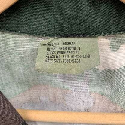 中古◆アメリカ軍 ミリタリージャケット 90年代 BDU メンズ オリーブ サイズ MEDIUM REGULAR U.S.ARMY 【AFB17】