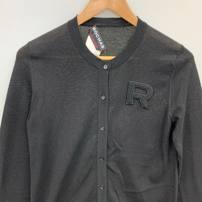 美品◆ロシャス セーター レディース ブラック サイズ40 ROCHAS 【AFB43】