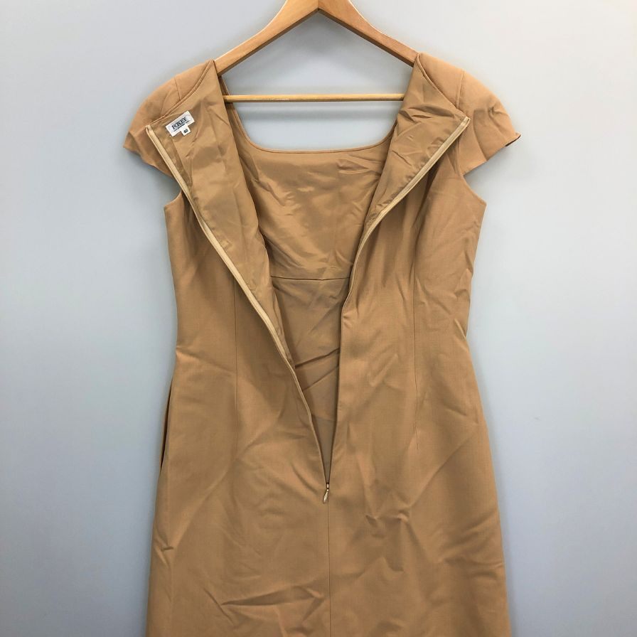 中古◆フォクシー ブティック ワンピース ノースリーブ ウール 16899 キャメル レディース サイズ40 FOXEY BOUTIQUE 【AFB20】