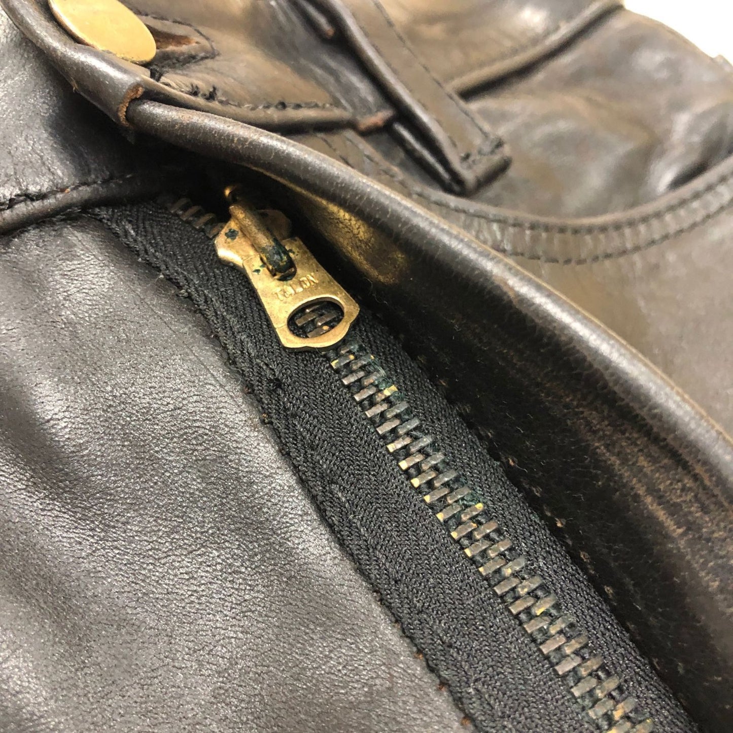 バンソン レザーパンツ ブーツカット ホースハイド MADE IN USA メンズ サイズ30 ブラック VANSON 【AFA21】