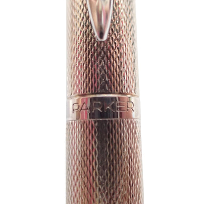中古◆パーカー 万年筆 スターリングシルバー ペン先585 フランス製 PARKER【AFI16】