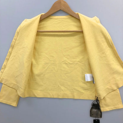 新品同様◆フォクシーニューヨーク ビタミンカーディガン 33525 レディース サイズ38 イエロー FOXEY NEWYORK 【AFB23】