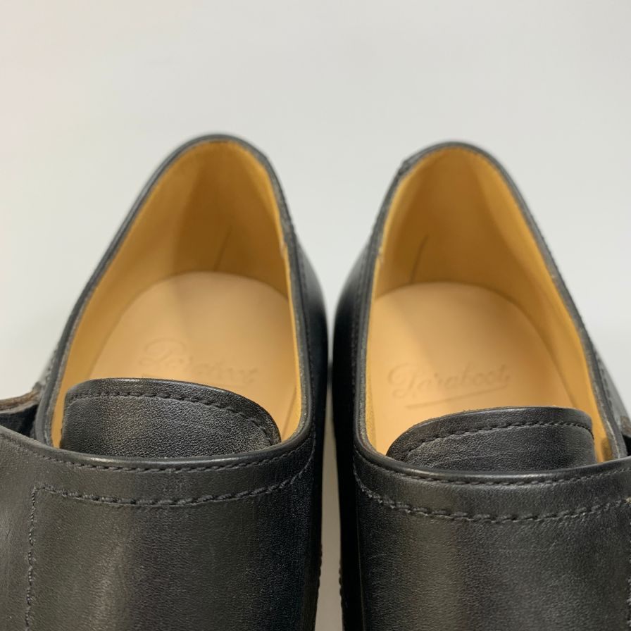パラブーツ ウィリアム ストレート チップ ダブルモンク メンズ 7ハーフ ブラック Paraboot 約26.0cm【AFC44-2】