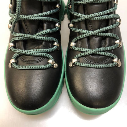 メレル ブーツ トレッキングブーツ Bristol MID レディース サイズ23.5 ブラック グリーン系 MERRELL 約23.5cm【AFD7】