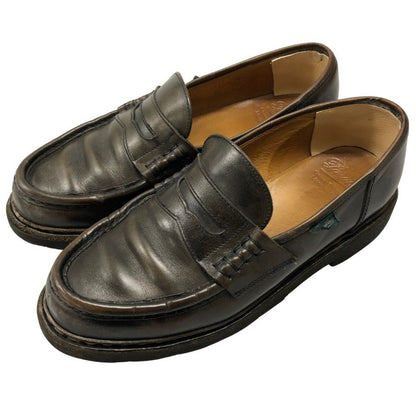 パラブーツ コインローファー ランス メンズ サイズ7F ダークブラウン Paraboot REIMS 約25.5cm【AFC6】