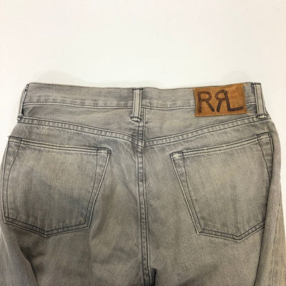 ダブルアールエル デニムパンツ ダメージ グレー メンズ サイズW30 L34 RRL 【AFB39】