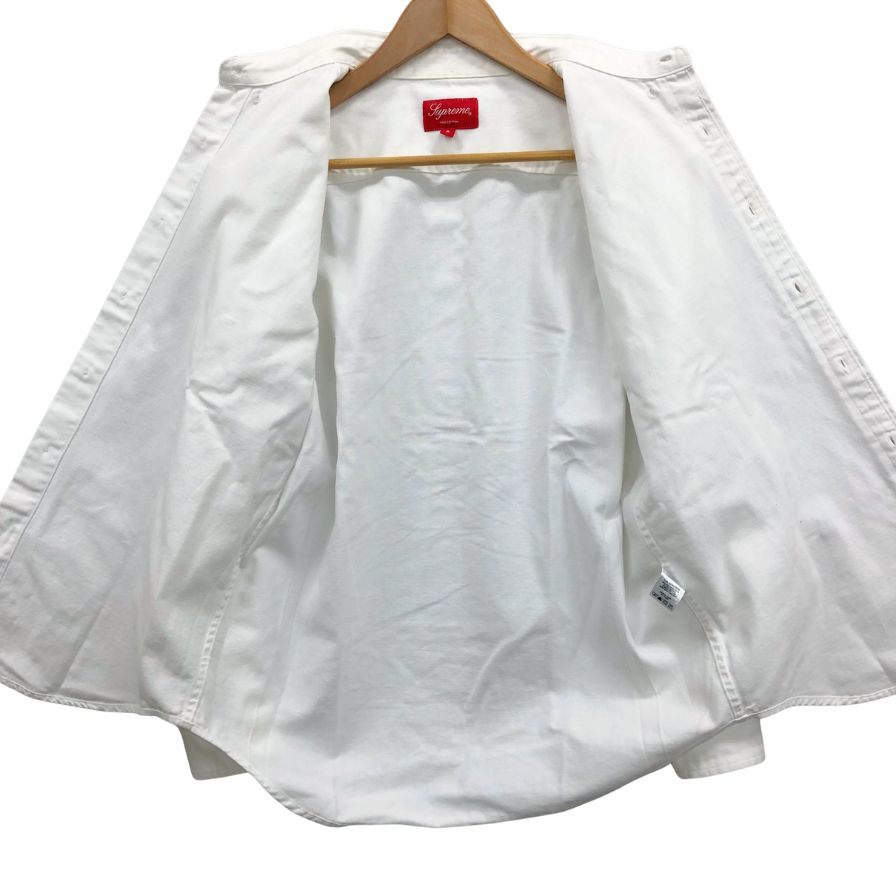 美品◆シュプリーム コットン Yシャツ PIN 10837 サイズ S Supreme 【AFB34】