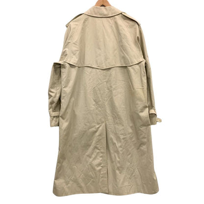 中古■バーバリー バルカラーコート 旧タグ 90S イングランド製 ベージュ メンズ サイズ48 Burberry 【AFA3】