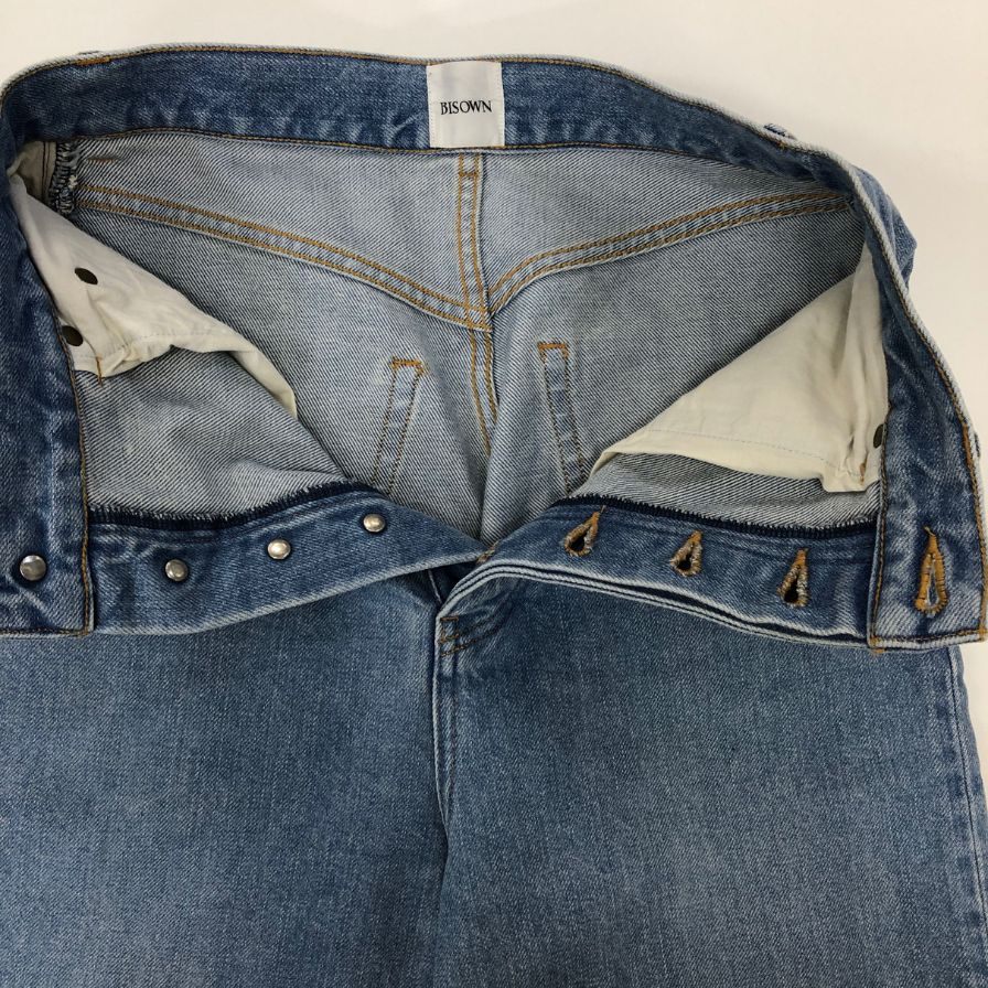 ビゾウン デニム バギー 25SS  コットン メンズ インディゴ サイズ1 BISOWN 【AFB17】
