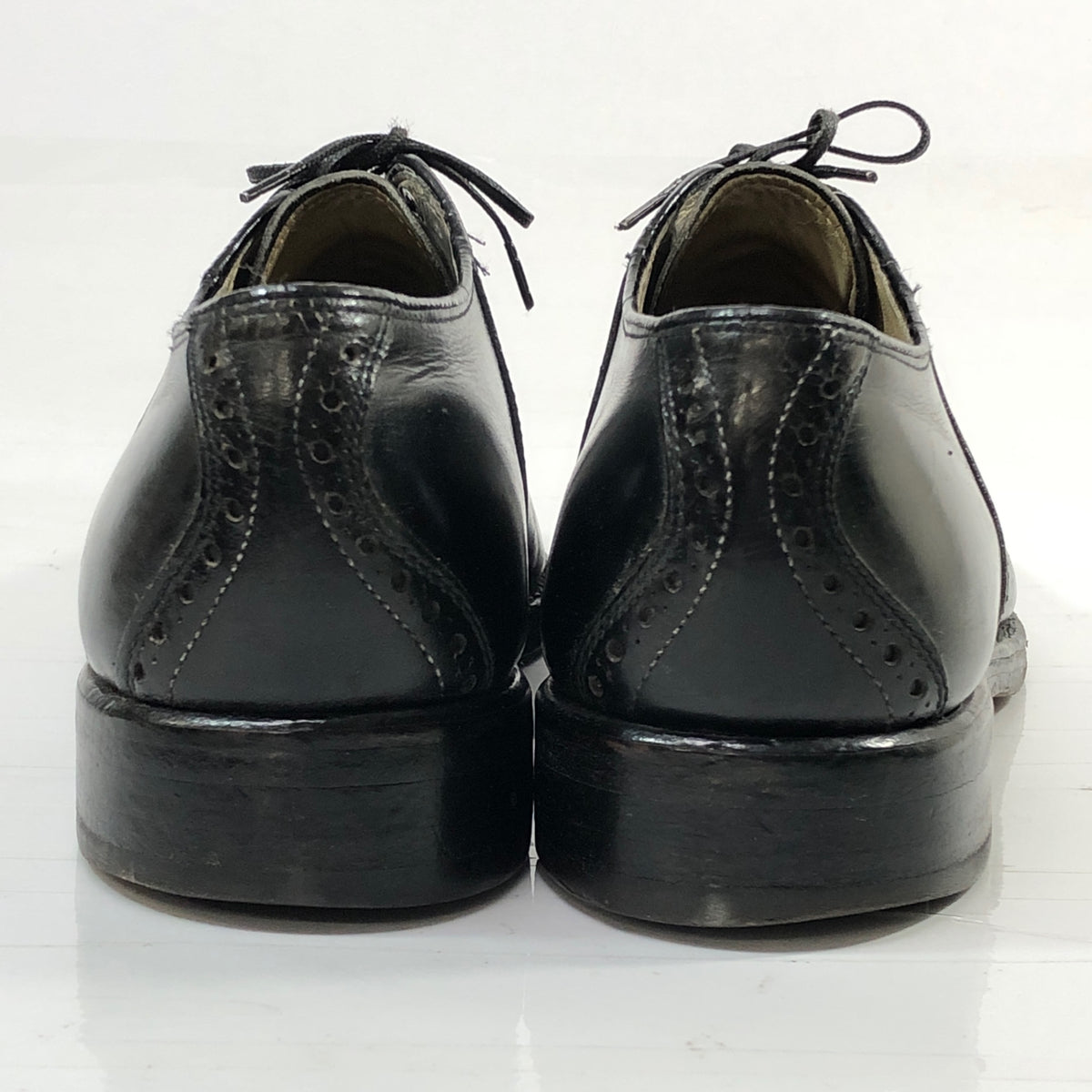 コールハン レザーシューズ  ブラック メンズ サイズ8F COLEHAAN 約25.5cm【YB5】