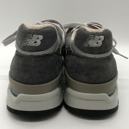 ニューバランス スニーカー M998CH メッシュ×スエード アメリカ製 メンズ チャコールグレー サイズ26cm NEW BALANCE 約26.0cm【AFC47】