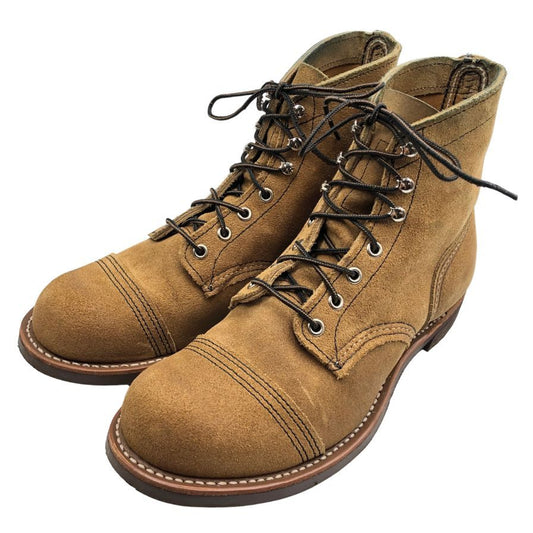 レッドウィング アイアンレンジャー 8083  メンズサイズ UK7.5 ブラウン RED WING 約26.5cm【AFC45】