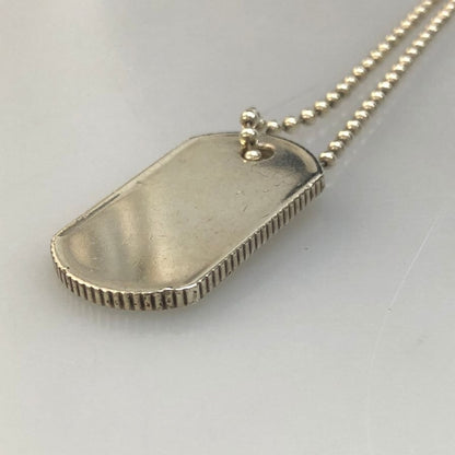 ティファニー ネックレス ドッグタグ SV925 シルバー Tiffany & Co.【AFI11】