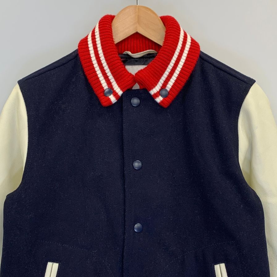 中古◆ビームス スタジャン ボタン メンズ ネイビー サイズS BEAMS 【AFB13】