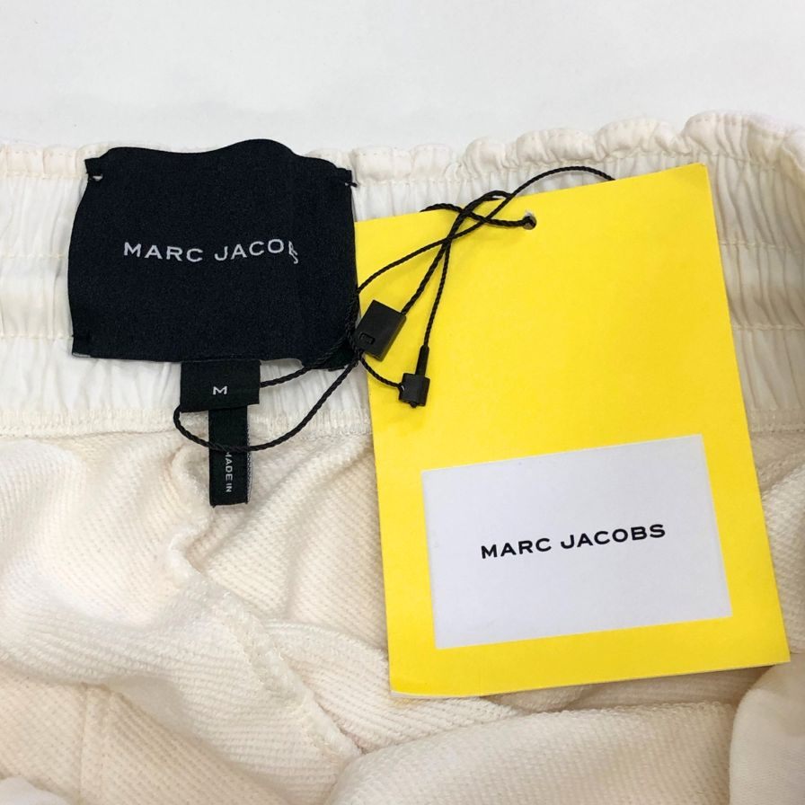 マークジェイコブス スウェットパンツ モノグラム サイズM メンズ ホワイト系 MARC JACOBS 【AFB17】