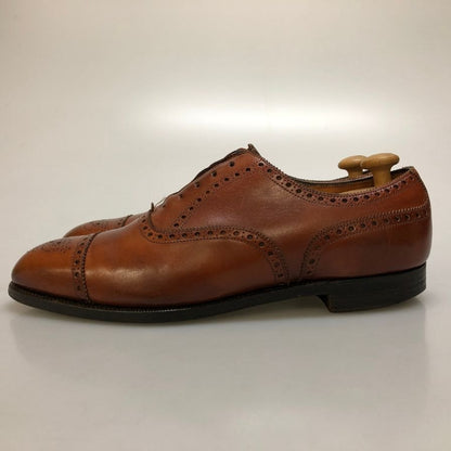 ロイドフットウェア セミブローグ カーフ 14284 ブラウン サイズUK7.5E 202ラスト Lloyd Footwear 約26.0cm【AFC41-2】