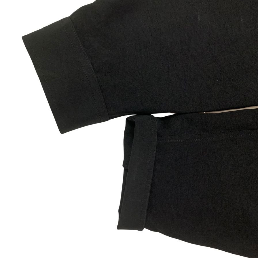 美品◆グラウンド ワイ ヨウジヤマモト 24AW カットアウトシャツ ブラック メンズ サイズ3 GO-B13-500 Ground Y YOHJI YAMAMOTO 【AFB47】