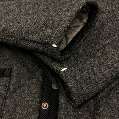 中古◆ラベンハム キルティングジャケット ウール メンズ グレー サイズ36 LAVENHAM 【AFB25】