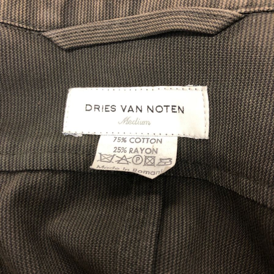 中古■ドリスヴァンノッテン フィールドジャケット ブラウン系 メンズ サイズM DRIES VAN NOTEN 【AFB38】