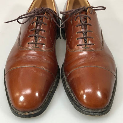 アレンエドモンズ レザーシューズ キャップトゥ 24774 ガラスレザー ブラウン メンズ サイズ US9C ALLEN EDMONDS 約27.0cm【PTM5】