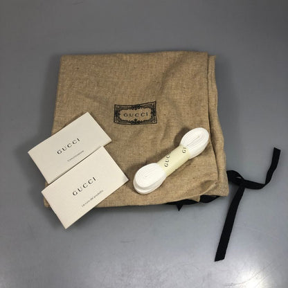 グッチ ローカットスニーカー エース 429446  BEE刺繍 メンズ ホワイト サイズ6 GUCCI 約25.0cm【AFD9-2】