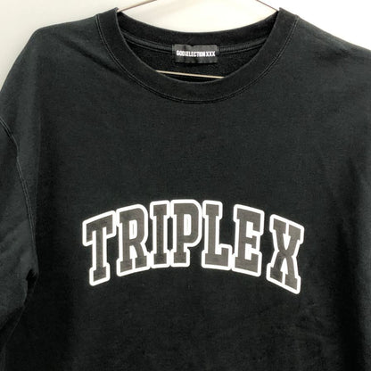中古◆ゴッドセレクション トリプルエックス スウェット プリントロゴ ブラック GOD SELECTION XXX 【AFB19】