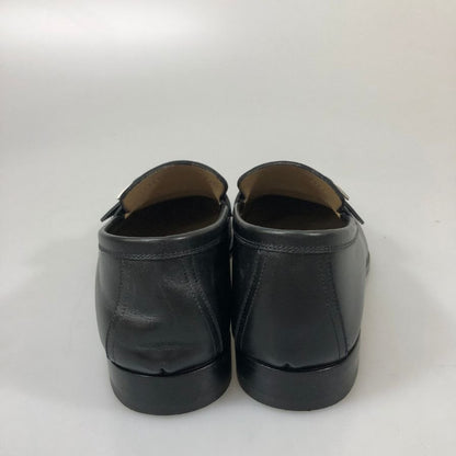 エルメス ローファー バックル ZH2109 カーフ ブラック メンズ サイズ42 HERMES 約27.0cm【PTM1】
