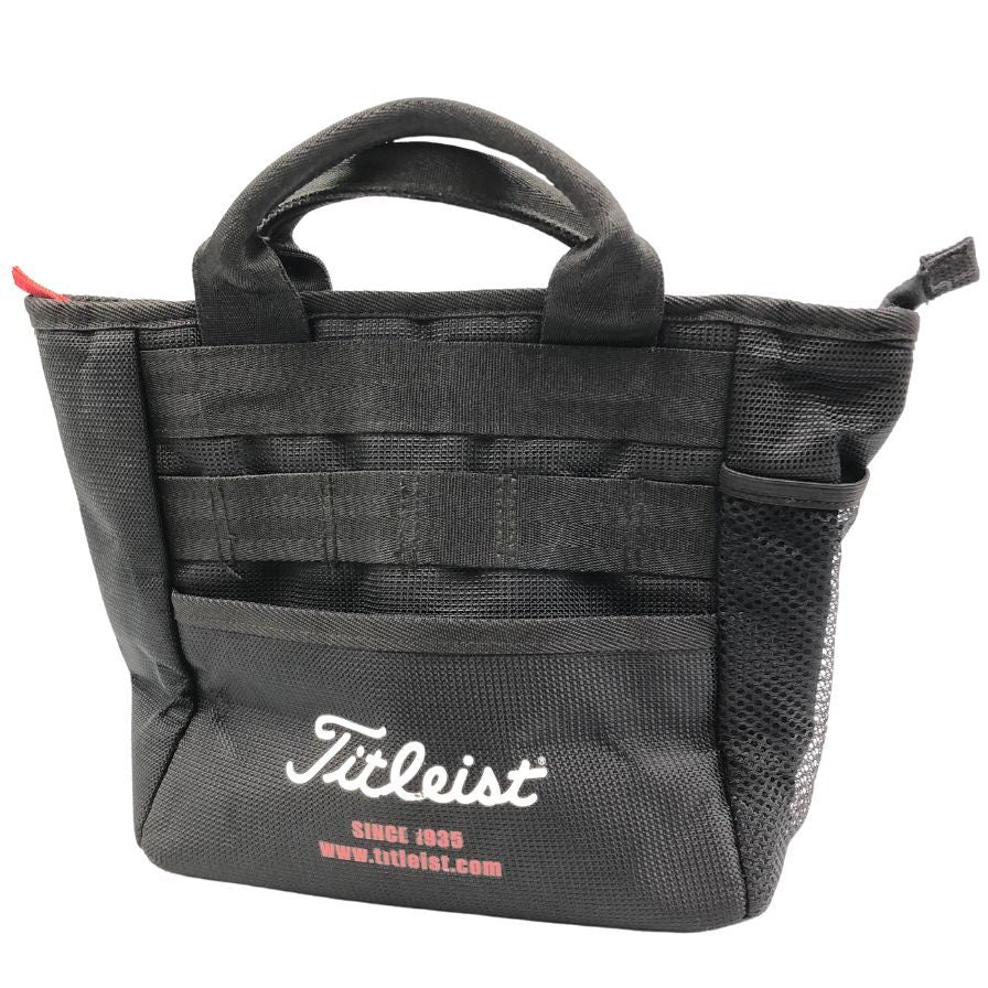 タイリスト ラウンドトートバッグ ナイロン ブラック Titleist【AFE9】