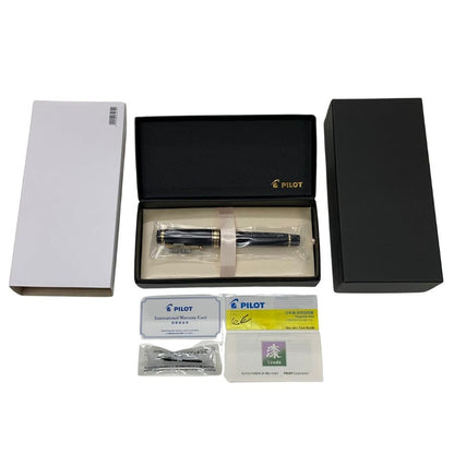 パイロット 万年筆 カスタム 漆 Urushi ペン先18K FKV-88SR-B-FM ブラック ユニセックス PILOT【AFB54】
