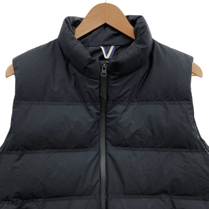 美品◆ラコステ ダウンベスト シームレス ブラック ユニセックス サイズ US S シルエットロゴ LACOSTE 【AFA22】