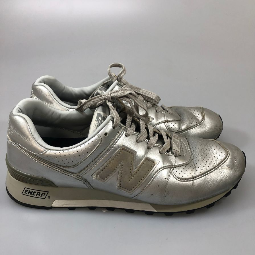 ニューバランス ローカットスニーカー CM576SV シルバー メンズ サイズ28 New Balance 約28.0cm【AFC7】