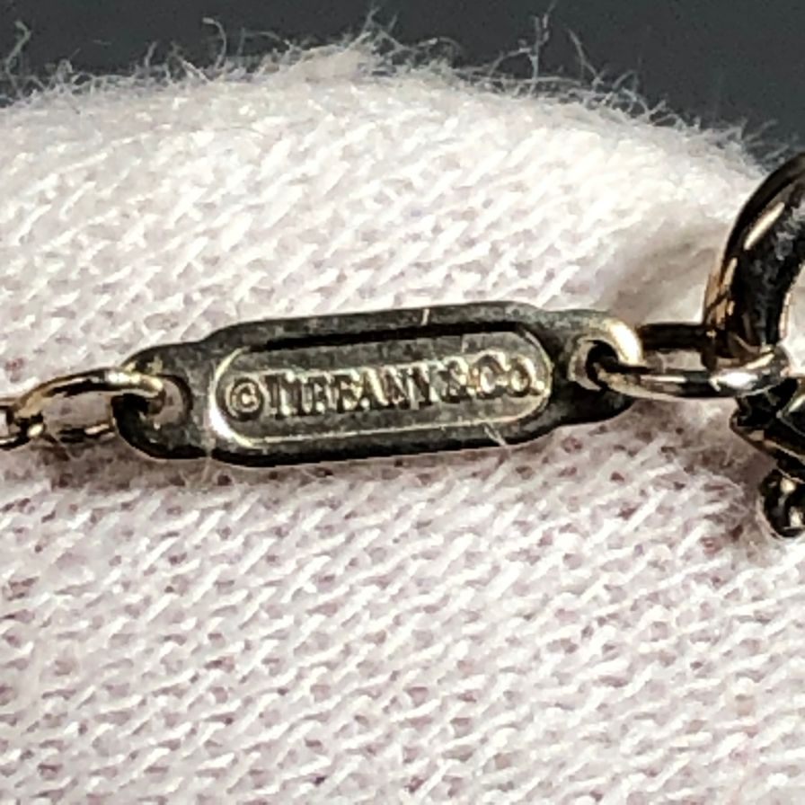 ティファニー ハートキー ネックレス ブルーシルバー925 3.2g Tiffany & Co.【AFI25】