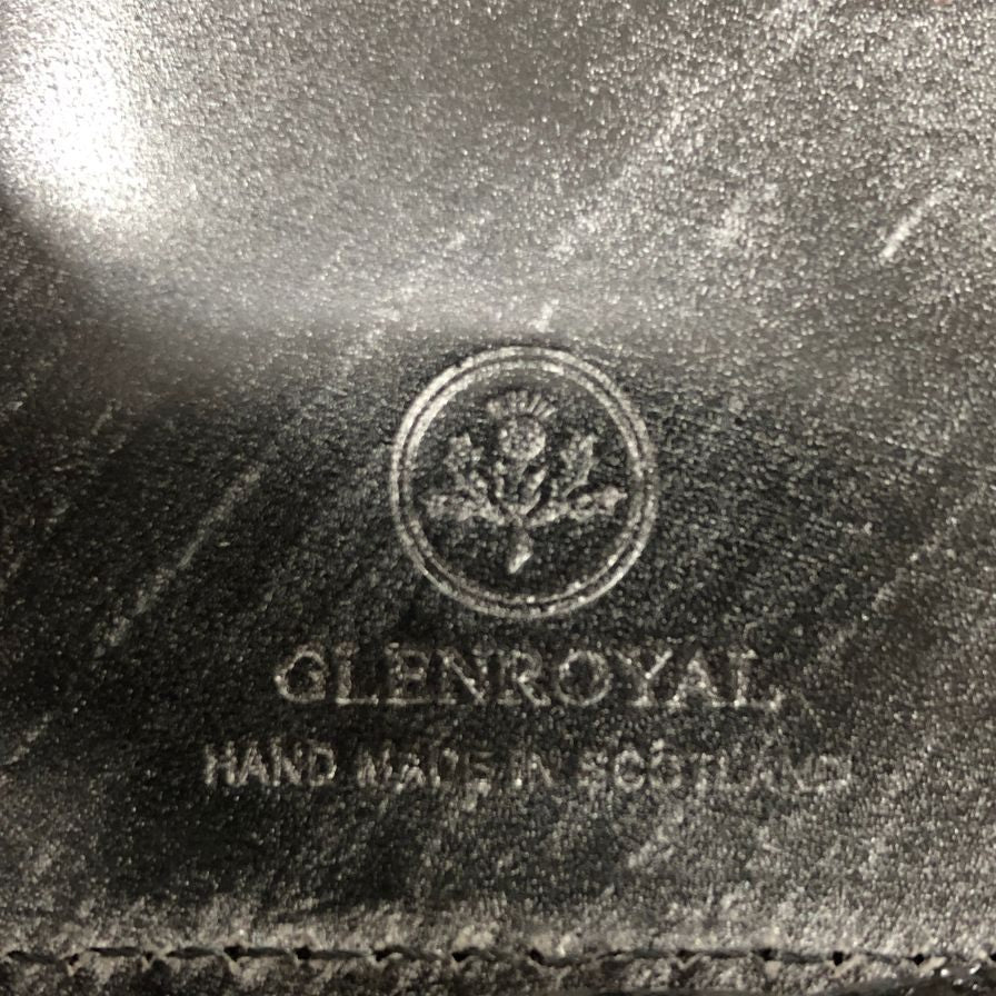 グレンロイヤル 長財布 二つ折り財布 ブライドルレザー ブラック GLENROYAL【AFI1】