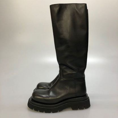 ボッテガヴェネタ ロングブーツ レザー ブラック レディース サイズ 37 BOTTEGA VENETA 約24.0cm【AFI30】