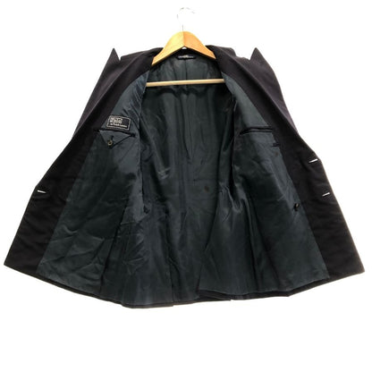 中古◆ポロ バイ ラルフローレン 金ボタンダブルブレザー サイドベンツ 日本製 オンワード樫山 メンズ サイズA5 ネイビー Polo by Ralph Lauren 【AFA10:】