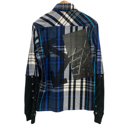 美品◆オフホワイト 19SS 袖切替スウェットシャツ ヴァージルアブロー メンズ サイズM OFF-WHITE VIRGIL ABLOH 【AFB20】