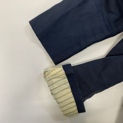 中古■アクアスキュータム 80S テーラードジャケット CLUB 92 イングランド製 ネイビー メンズ Aquascutum 【AFA11】