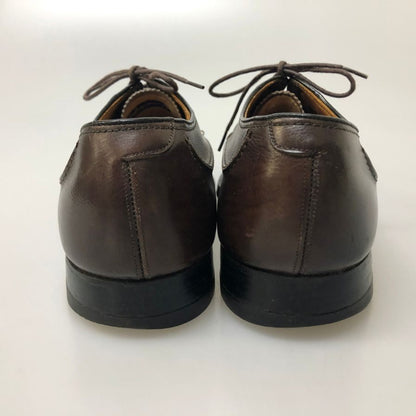 フローシャイム レザーシューズ 639629 プレーントゥ グレインレザー ダービー ブラウン メンズ サイズ8.5D FLORSHEIM 約26.5cm【AFC44-2】