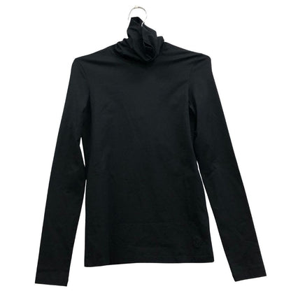 美品◆ジルサンダープラス カットソー タートルネック ロンT 長袖 Tシャツ ストレッチ ハイネック ブラック サイズS メンズ JIL SANDER＋ 【AFB28】