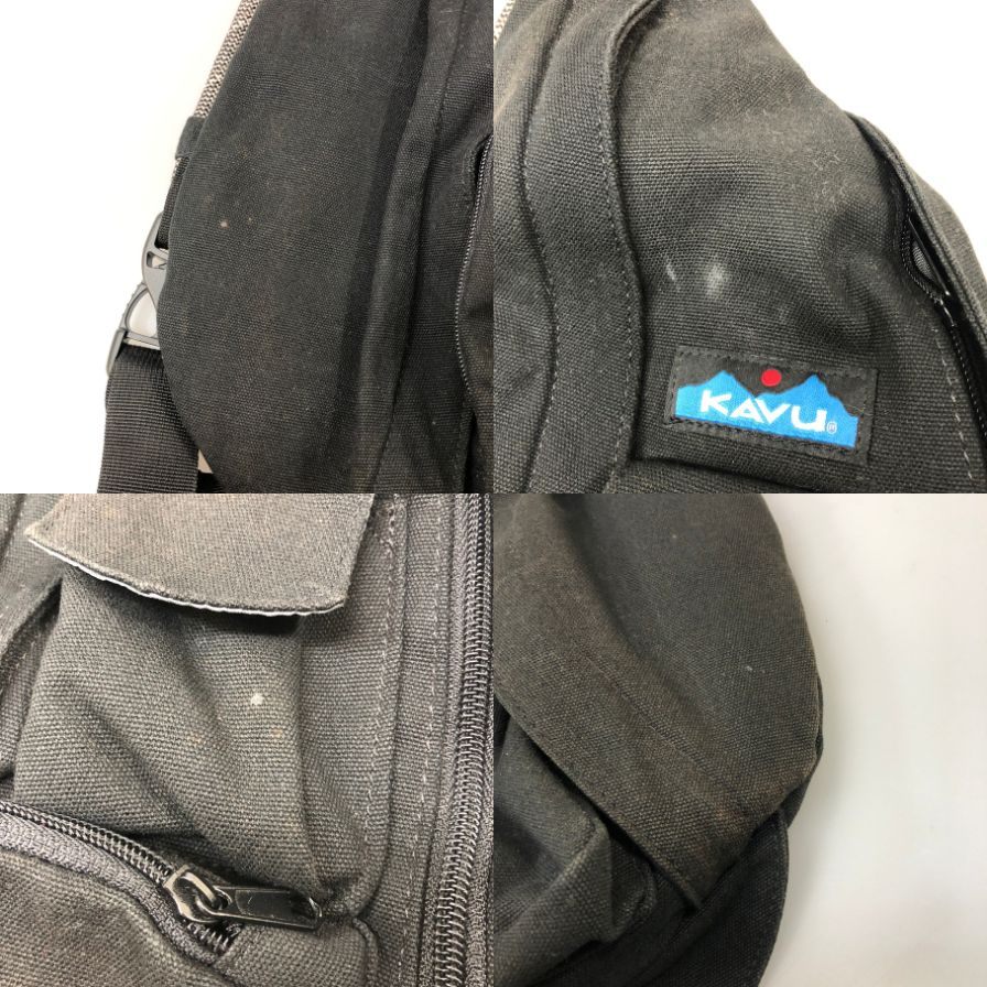 カブー ワンショルダーバッグ ボディバッグ ロープバッグ rope sling ブラック系 KAVU【AFE3】
